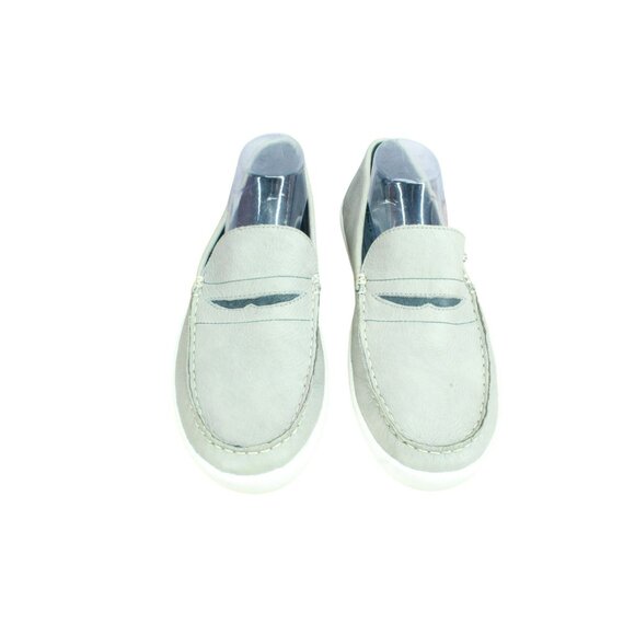 LL Bean Mountainville Gray Leather Slip-On Penny Loafer Shoes Size 10 M - Picture 5 of 9